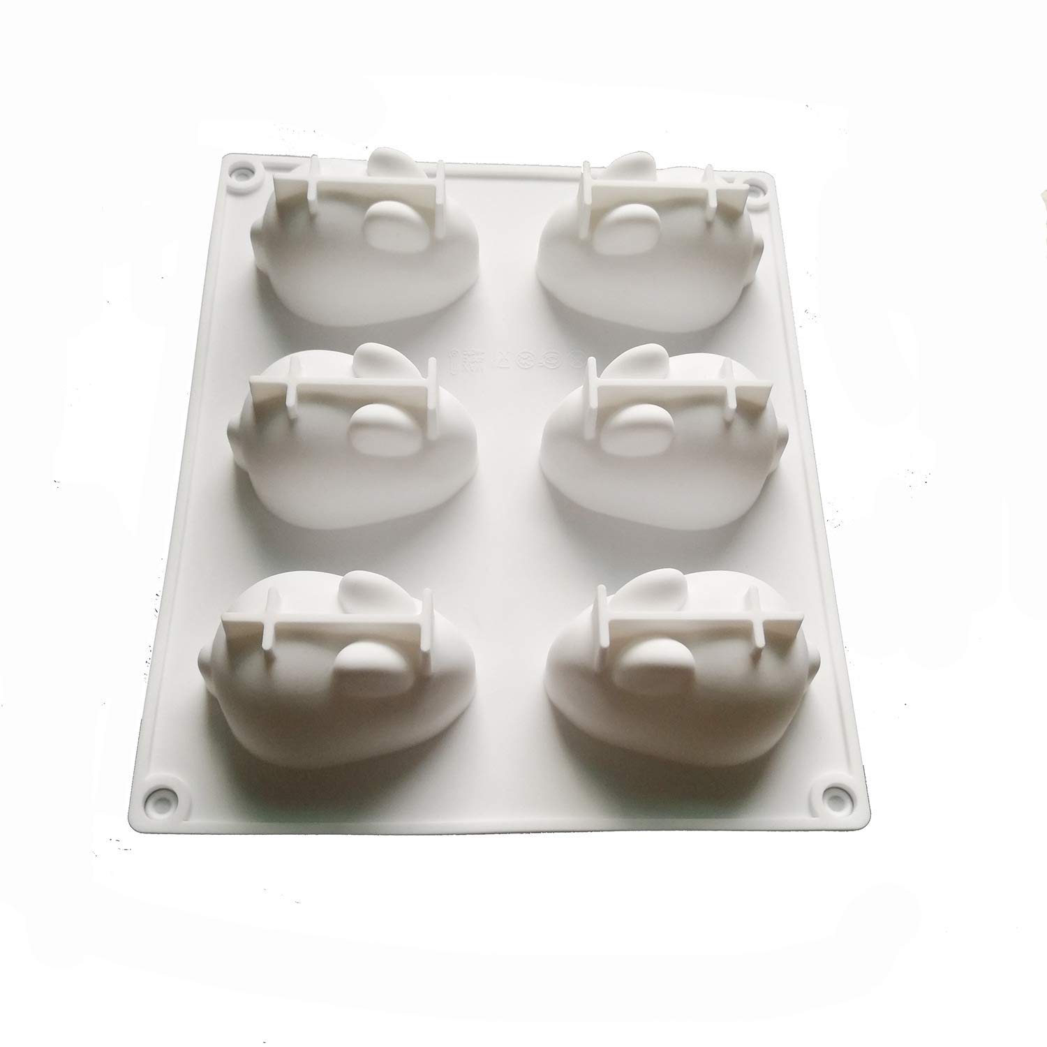 siyao Pan De Molde Halloween 6 Hoyos 3D Conejito Horno Microondas ...