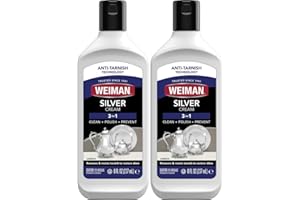 Weiman Silver Polish, 8 Ounce Bottles, Pack of 2