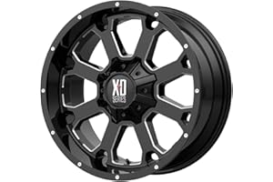 XD Series by KMC Wheels XD825 BUCK 25 BLACK Wheel Chromium (hexavalent compounds) (20 x 10. inches /8 x 125 mm, -24 mm Offset)