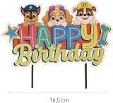 dekora Cake Decoration Birthday Happy Birthday Paw Patrol Topper 17.5x15 cm view 2