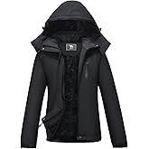 CAMEL CROWN Women's Warm Winter Ski Jackets Waterproof Snow Coat with Hood Mountain Windproof Rain Jacket