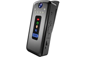 MY&SPIKECAM SPIKECAM Body Camera with 360° Rotational Strong Clip, 8-Hour Battery Life, Small Body Cameras with Audio Video and Night Vision for Personal Security, and Wearable Bodycam Camera with Sound (128GB)