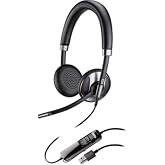 Plantronics 202580-01 Wired Headset, Silver/Black