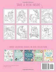 Unicorn Coloring Book: Jumbo Coloring Book for