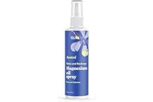 ASUTRA Magnesium Oil Spray, 4 fl oz - Topical Magnesium, Rapid Absorption, Pure, Odorless and Non-Greasy, Magnesium Derived from Zechstein Seabed