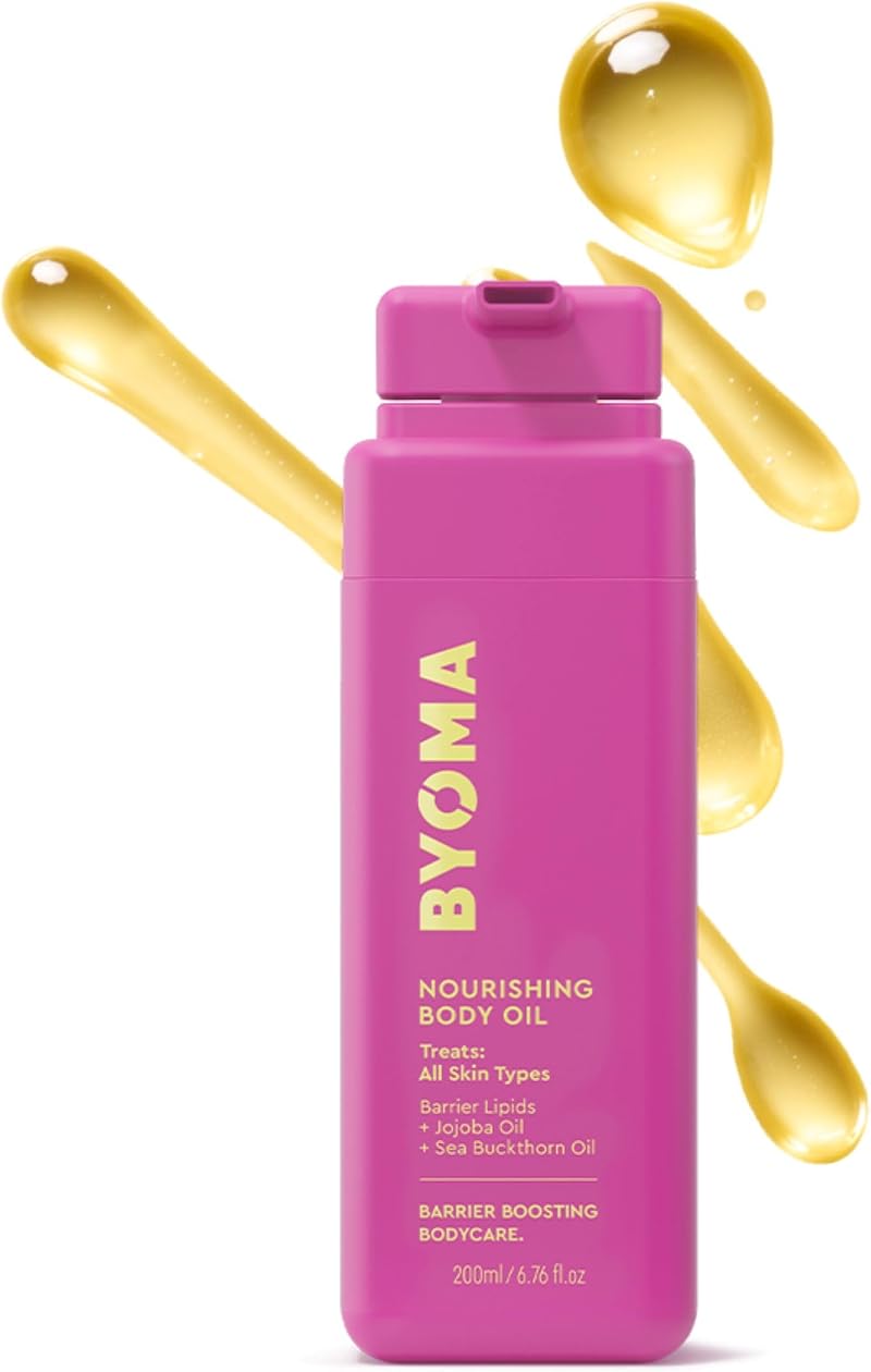 BYOMA Nourishing Body Oil 200ml Lightweight Fast-Absorbing Vegan