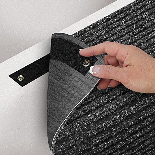 Prest-O-Fit 5-0070 Decorian Step Huggers For RV Stairs Black Granite 13.5 In. x 23.5 In.