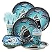 Costume SuperCenter Shark Week Supplies Standard Party Kit Serves 8 Guests