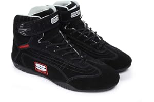 Simpson Racing AD100BK Adrenaline Black Size 10 SFI Approved Driving Shoes