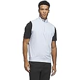 adidas Men's ULTIMATE365 Classic Quarter-Zip Vest, Crystal Sky S26, Large