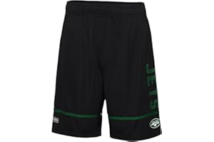 Outerstuff NFL Men's Rusher Performance Lightweight Shorts with Team Name and Logo