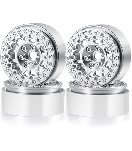 Rc Floaters Rims 1.9 Aluminum Beadlock Wheel Rims For RC Crawlers 1.9