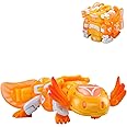 52TOYS BEASTBOX BB-63B Blowback Deformation Toys Action Figure, Converting Toys in Mecha and Cube, Perfect Birthday Party Gift for Teens and Adults, Based on Hexagonal Arowana