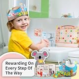 PUTSKA Potty Training Reward Chart with 35 Stickers Zoo Animal Theme view 3