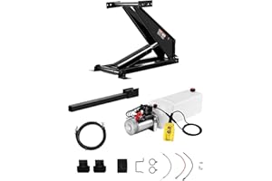 VEVOR Hydraulic Dump Lift Kit, 22,000 lb/10 T Dump Trailer Hydraulic Scissor Hoist Kit Standard Kit, Hydraulic Dump Bed Kit w