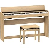 Roland F701-LA Digital Piano | The streamlined piano for the modern home.
