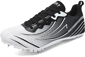 ZHENSI Women's Track Spikes Shoes Racing Running Sneakers for Sprint Jumping Track and Field Athletic