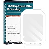 Ceeport Transparent Film Dressing 6'' x 8'', 20 Packs Waterproof Wound Bandage Adhesive Patches, Wound Cover Patches for Post Surgical Shower, IV Shield, Tattoo Aftercare Bandage