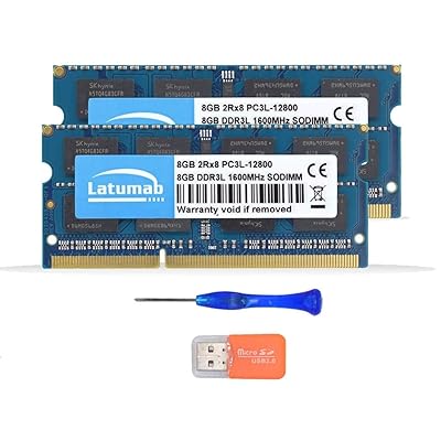 16Go KIT (2x8Go) Compatible pour Apple DDR3L 1600MHz pour Mac