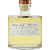 Library of Flowers Willow & Water Bubble Bath, 17 fl. oz., Cut Greens, Flowering Lotus & Watercress, Skin Hydrating & Deep Moisturizing, Avocado Oil & Green Tea, Relaxing Scented Bubbling Bath Soap
