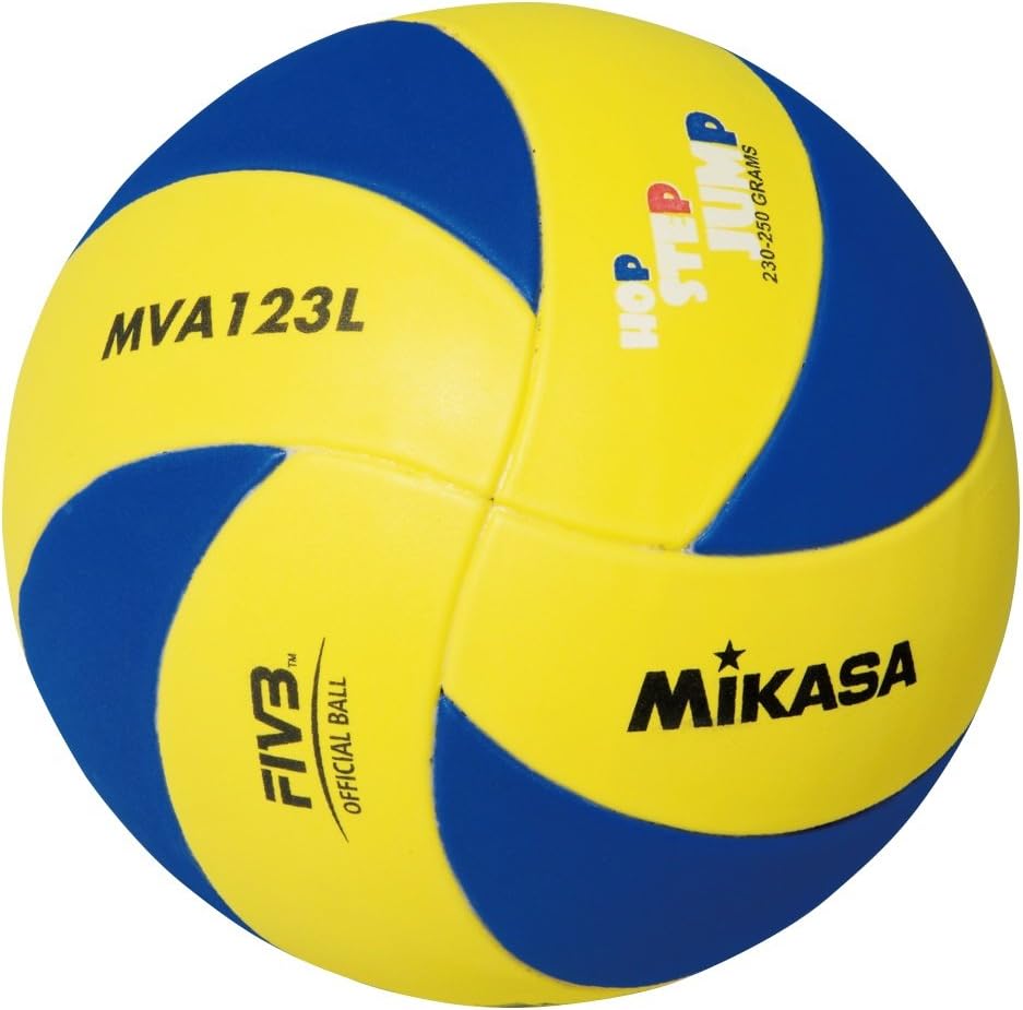 MIKASA MVA123 L Ballon de Volleyball Initiation Jeunesse Unisexe, Bleu