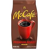 McCafe Premium Roast, Ground Coffee, Medium Roast, Premium Quality, Responsibly Sourced, Kosher Certified, 30oz. Bag