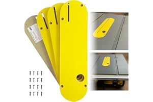 AGILLE Zero Clearance Inserts For DeWalt 7491, 7491RS, 7490 (Type 1), 744, 745, 746, 7480, with Riving Knife Slot, Precise Cu