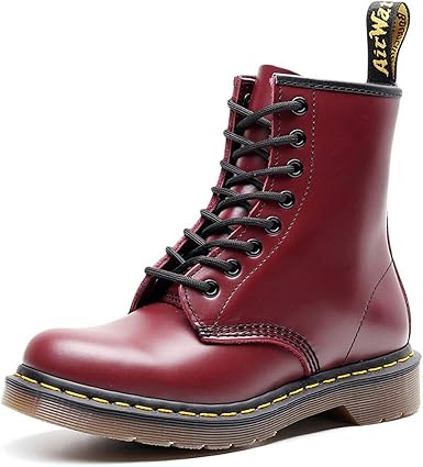 soft leather combat boots