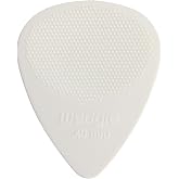 Wedgie WNPP40 Nylon XT Textured Guitar Picks, .40mm, White, 12 Pack