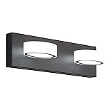 SOLFART LED Modern Bathroom Vanity Light Matt Black
