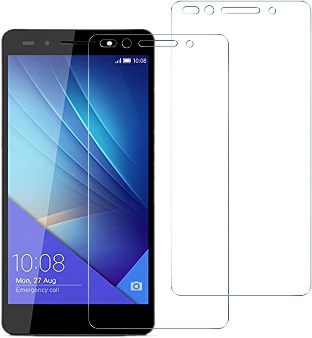 Mopiss7 Pack of 2 Tempered Glass Screen Protector for Huawei Honor
