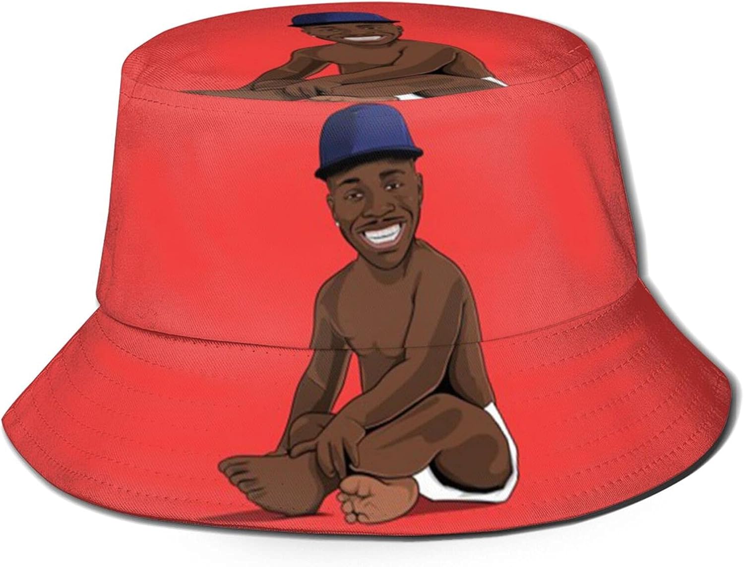 Fashion DaBaby Baby On Baby Print Bucket Hat Summer Reversible