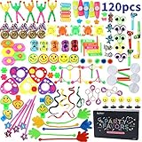 Amy&Benton 120PCS Treasure Box Prizes for Classroom, Kids Birthday Party Favors for Goodie Bag Fillers, Assorted Pinata Fillers, Bulk Party Toy Assortment