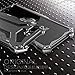 LWGON iPhone 7 Plus Case, Aluminum Metal Shock Proof Frame Bumper Double Color Oxidation Aluminum Metal Case Cover for iPhone 7 Plus (GD Black)