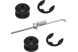 SamWinGear Shift Linkage Bushings Shift Control Lever 52105555AA Transfer Case Shifter Control Linkage with 2 E-Clips & 68078974AA Grommet Bushing Kit for 2002 2003 2004 2005 Dodge Ram 1500 2500 3500