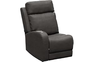THOMAS PAYNE Signature Seismic Series McCoy RV Theater Seating Right Arm Recliner with Power Adjustable Lumbar, Headrest, Reclining, Heating, Massage, Integrated Cupholder Controls - 2024044200