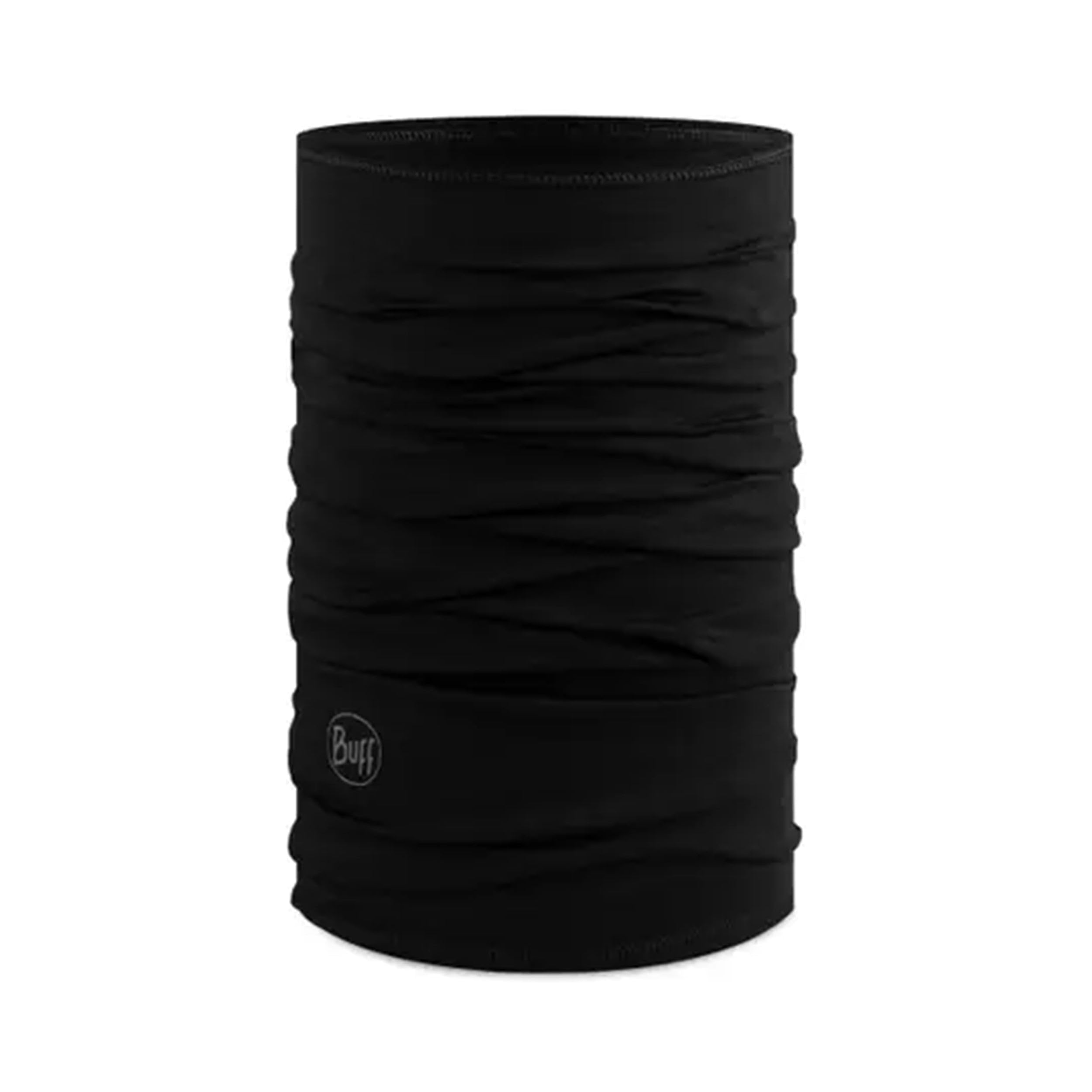 Buff Merino Wool Multi Functional Headwear - Black, One Size
