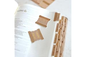 GRACE & BLOOM COLLECTIVE Leather Bible Tabs - Beautiful and Aesthetic Bible Tabs for Women - 67 Bible Book Tabs - 13 Blank Bible Tabs - Neutral Bible Tabs for Women Study Bible - Large Print Easy to Read Bible Tabs for Men