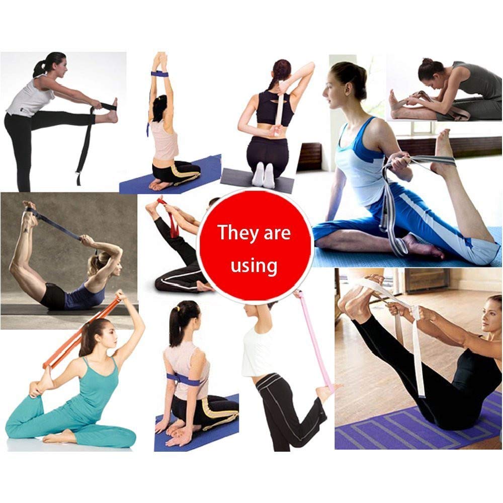 Holding Poses and Physical Therapy Stretching WeiMay Yoga Strap Long