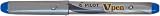 Pilot VPen Disposable Fountain Pen Silver Barrel 0.58 mm Blue Box of 12