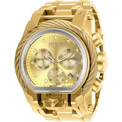 Reloj Invicta Reserve Chronograph Gold Dial para Dominican