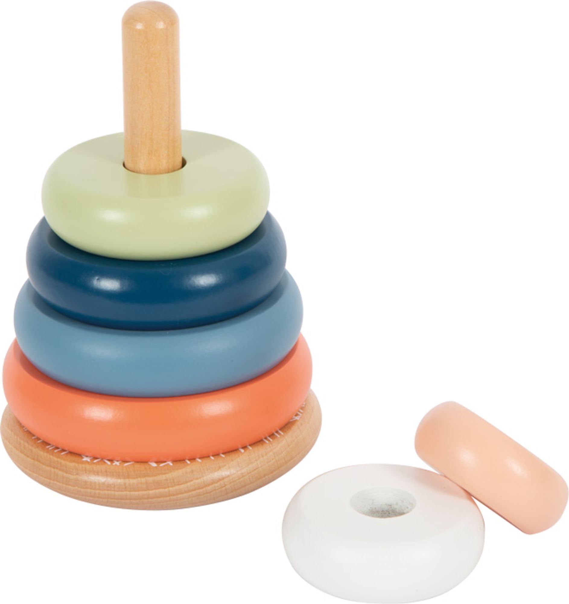 Small Foot Stacking Tower Arctic, made of FSC® 100%-certified wood, insert game for kids aged 12+ months, 12444