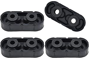 4PCS Exhaust Muffler Hanger Insulator with Stainless Steel Inside,Compatible with GM GMC Sierra Yukon Chevy Silverado 1500/Ta
