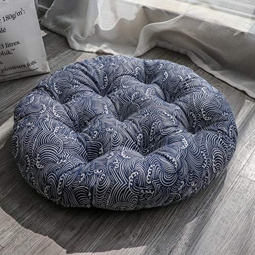 WWjie Tatami Cushion Indoor Outdoor Deep Seat Chair Cushion Garden Office Car Round Chair Pad (Color : E, Size : 50X50cm)