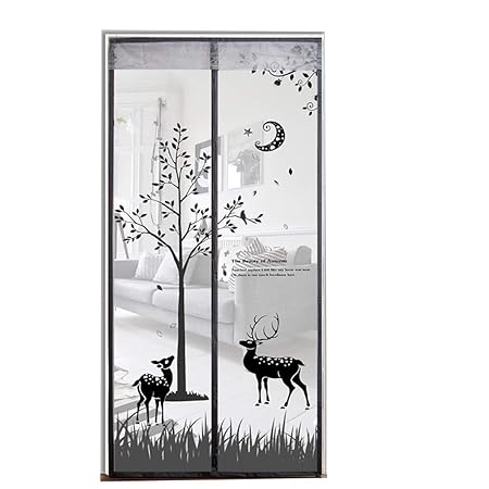 WJSW Magnéticos Puertas Cortina Mosquitera/temporada De Verano ...