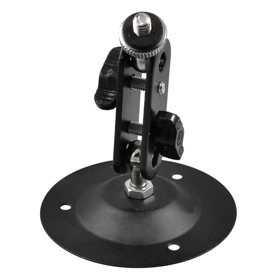 sourcing map Wall Mount Round Base Flexible Bracket Stand for CCTV Camera Camcorder