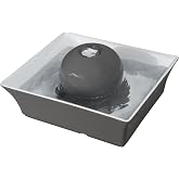PetSafe Drinkwell Ceramic Pet Water Fountain, Cats &amp; Dogs, Quiet, 70 oz | Encourages Pets to Drink More, Replaceable Carbon Filter, Whisper-Quiet Submersible Pump, Dishwasher Safe