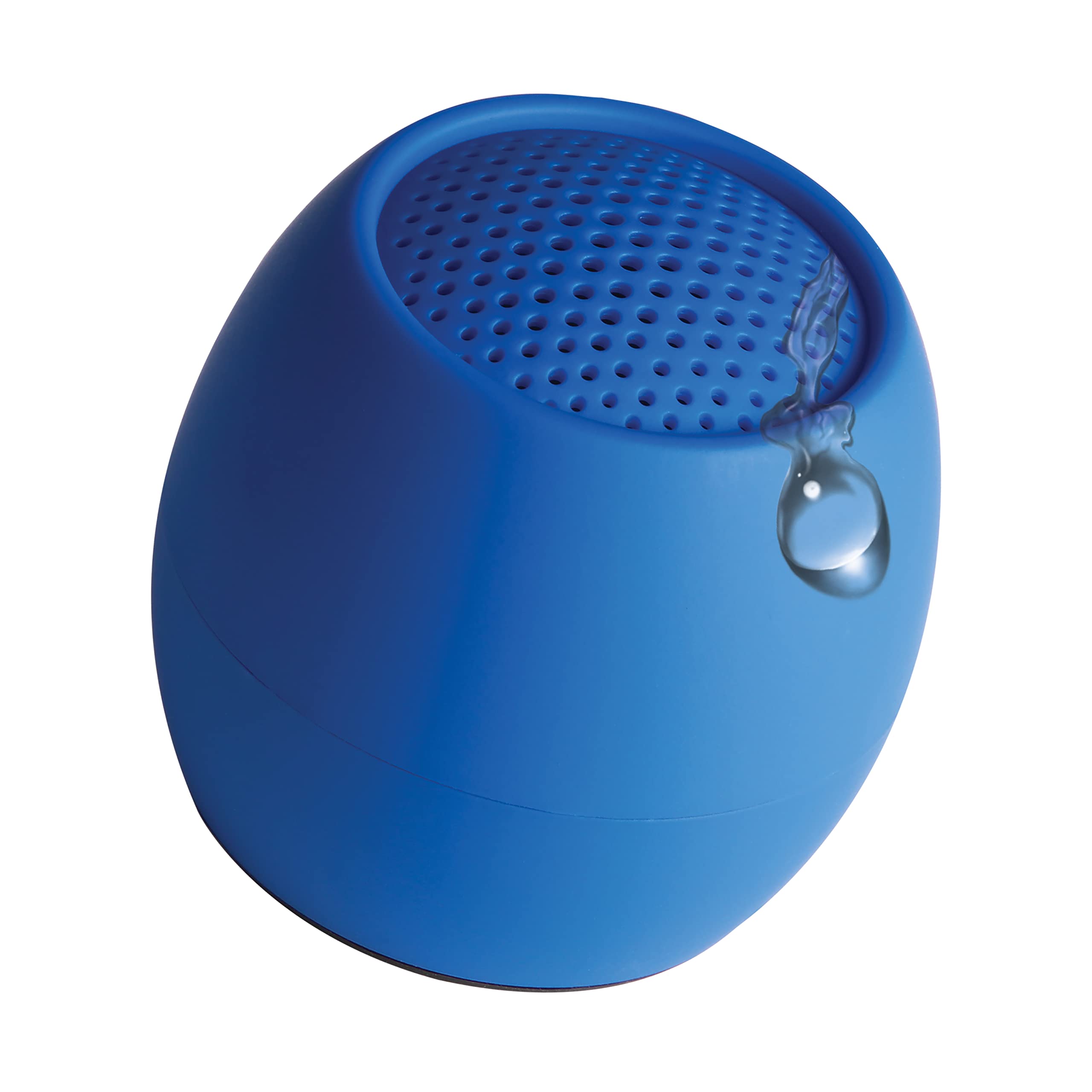 Boompods Zero Mini Bluetooth Speaker - Small Portable Speakers, IPX6 Waterproof, 5hr Playtime, Wireless Travel Speaker with Microphone & Dual Pairing for Shower, Outdoor, iPhone Compatible, Blue — image 1