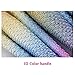 Yoseng Makeup Brush Set Mermaid Beauty Cosmetic Tools Kabuki Professional Fishtail Blush Foundation Blending Eyeliner Powder Eyeshadow Cream Concealer Eyebrow Brushes Fish Scale for girl daughter