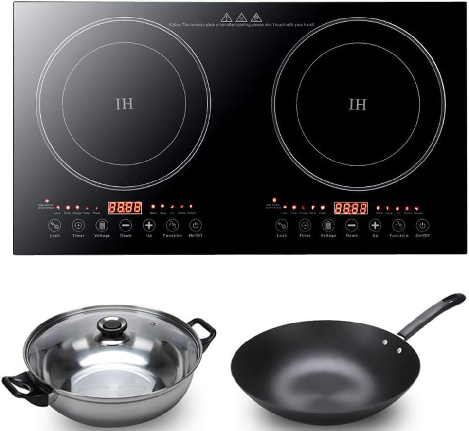 Ethedeal Double Induction Cooktop Portable 110V Digital